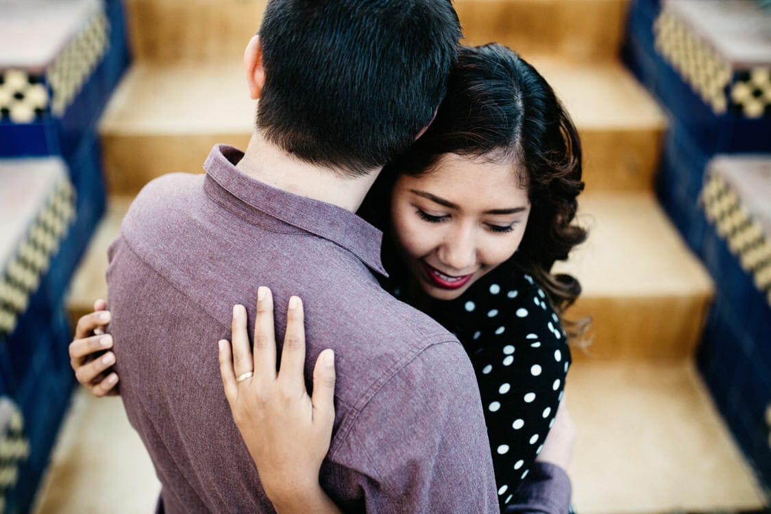 Coupleshoot Barcelona Montjuic Engagement Wedding 001