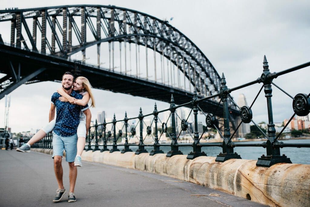 Engagement Photos Sydney Harbour Bridge