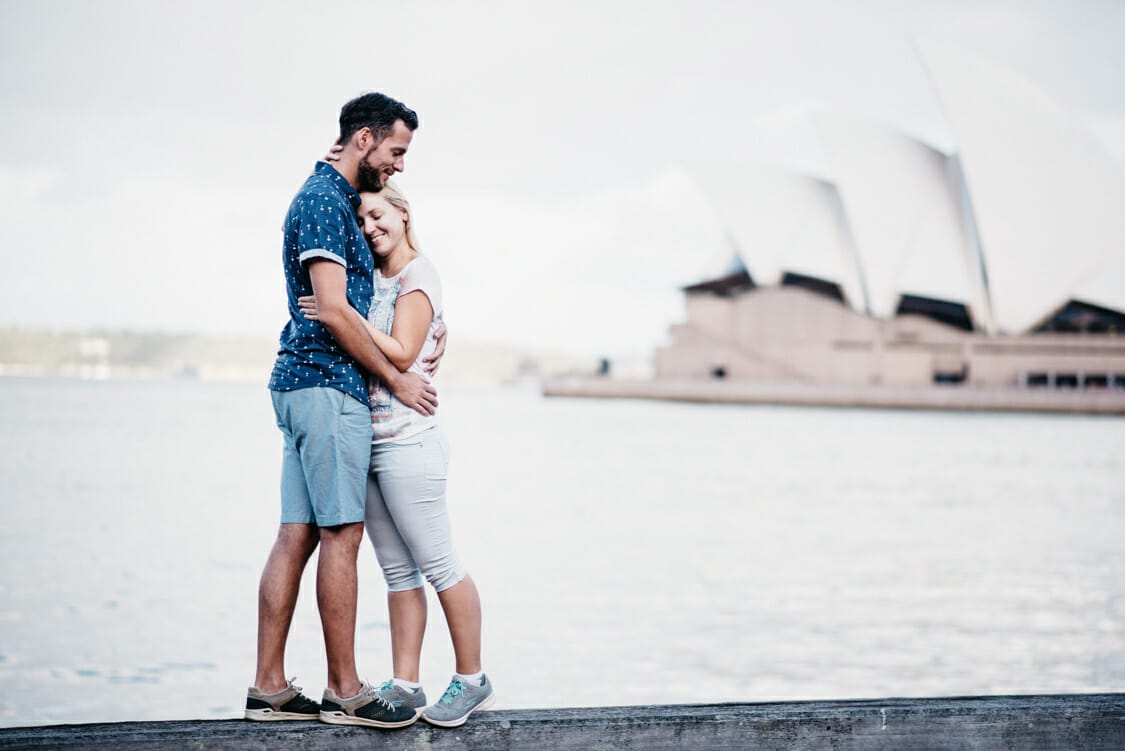 Engagement Photos Sydney Harbour Bridge