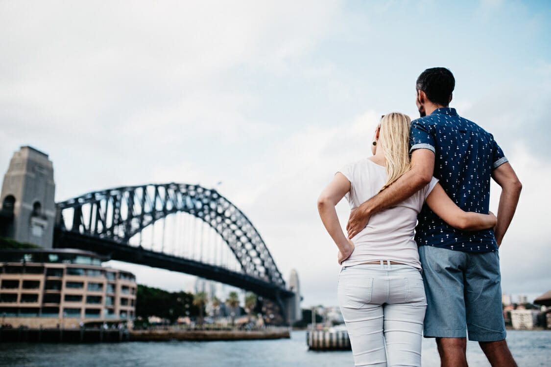 Engagement Photos Sydney Harbour Bridge