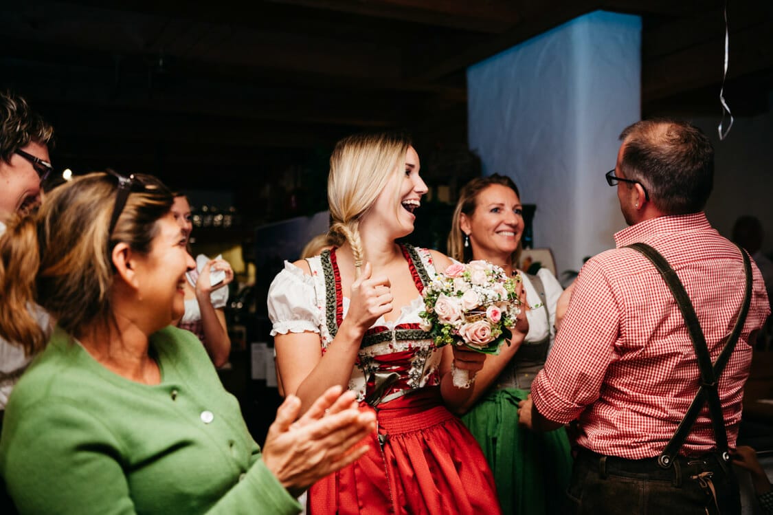 Hochzeitsfotograf Salzburg Abtenau Sonnleitn Bauernhof Tracht Lederhose Dirndl 073