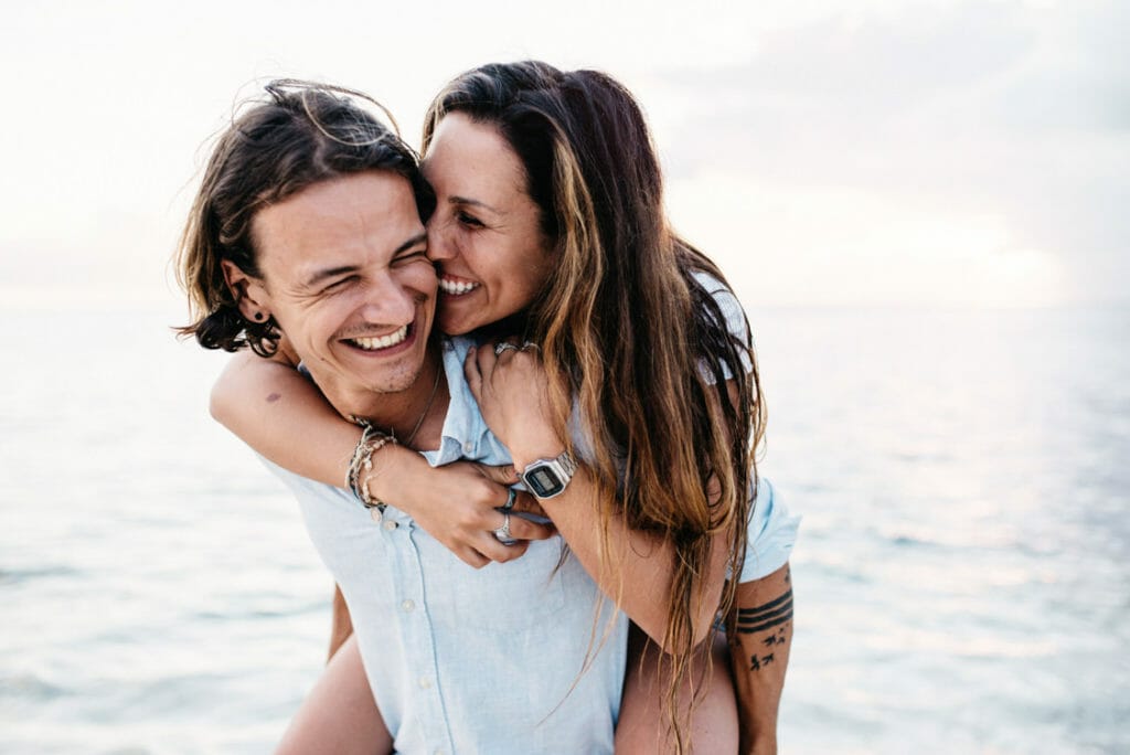 Paarfotos Strand Indonesien Giliair 010