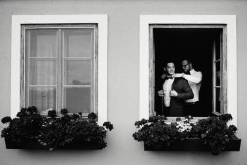Hochzeitsfotograf Salzburg Hochzeit 2018 Getting Ready Man