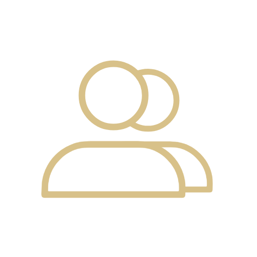 313 Two Avatar Icon Calm Outline