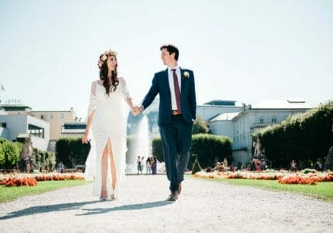 Elopement Hochzeit Salzburg Schloss Mirabell Marmorsaal Mirabellgarten 017