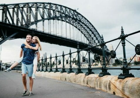 Engagement Photos Sydney Harbour Bridge